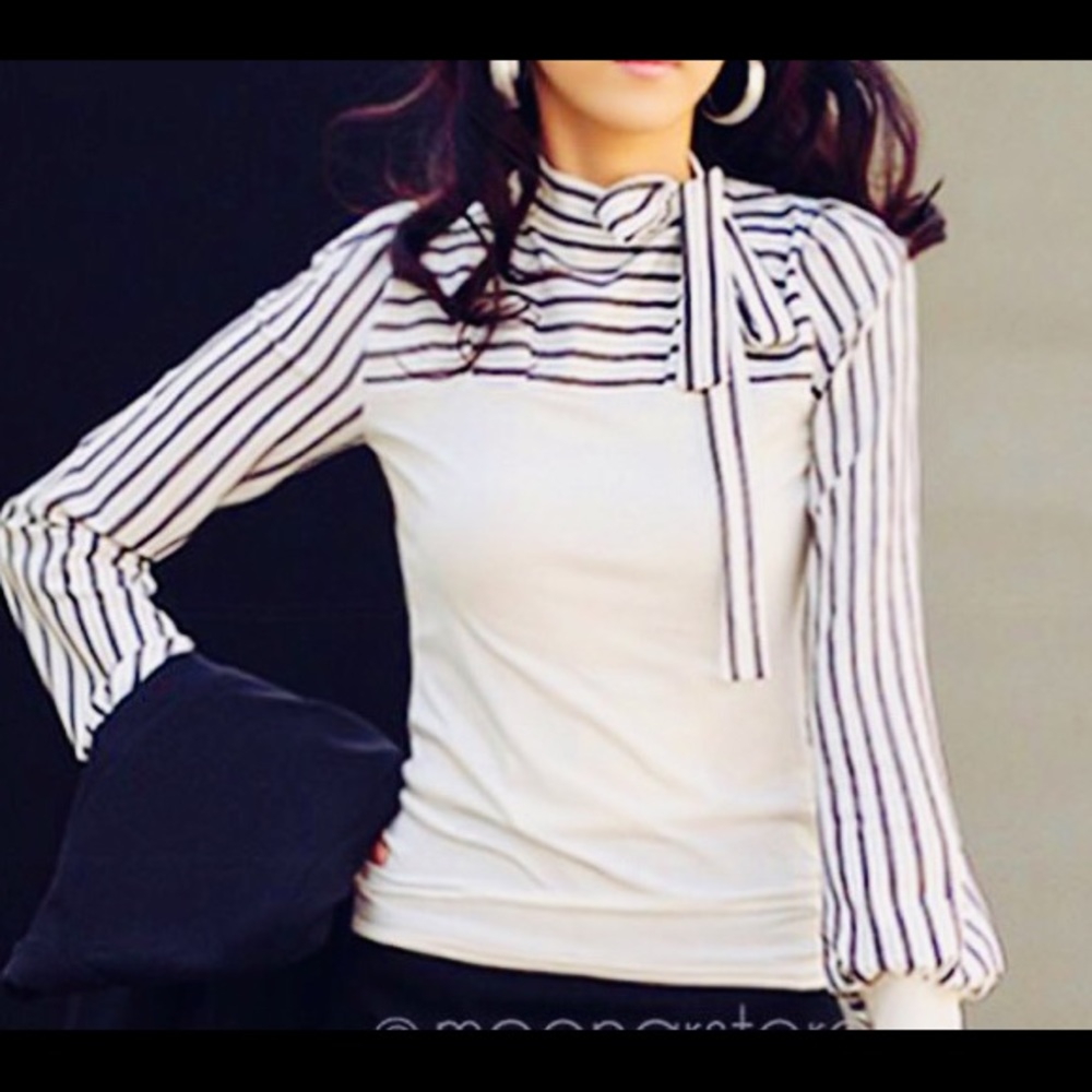 White striped top - Picture 3 of 7